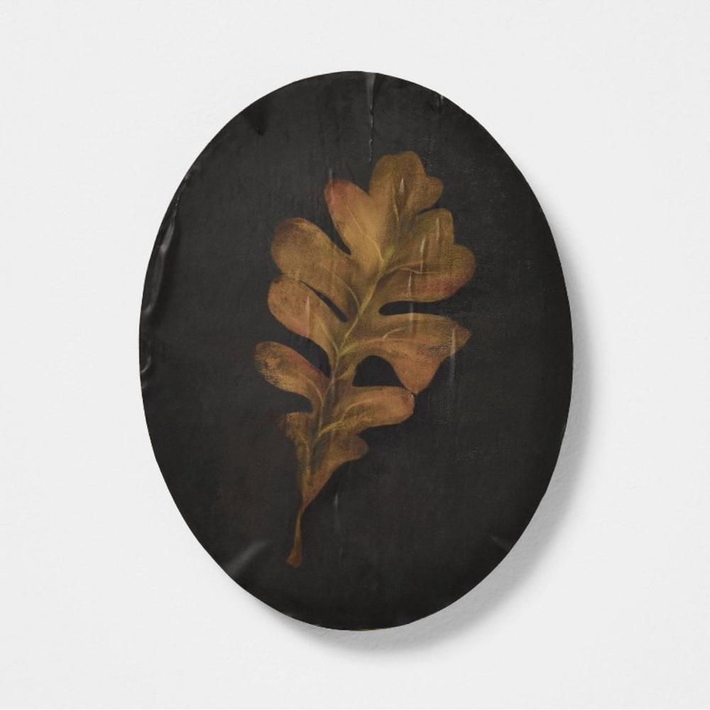 NWT Oval moody leaf Wall Art by Studio McGee